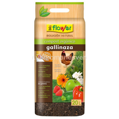 Compost Orgánico Gallinaza 20 L