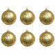 Bolas Decoradas Oro BL/6 GUIRMA 