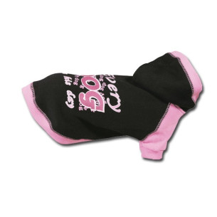 Sudadera Every Dog Negro y Rosa