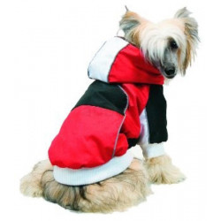 Anorak Snow Rojo Negro y Blanco