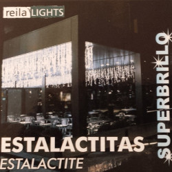 Estalactita LED Color Blanco Intermitente REILA