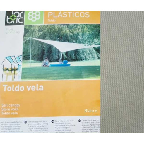 TOLDO VELA TRIANGULAR PE 3X3X3 m