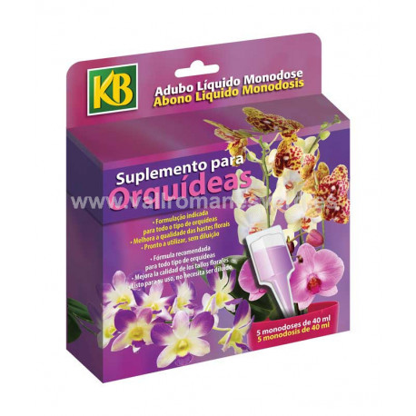 Abono Líquido Monodosis Orquídeas KB