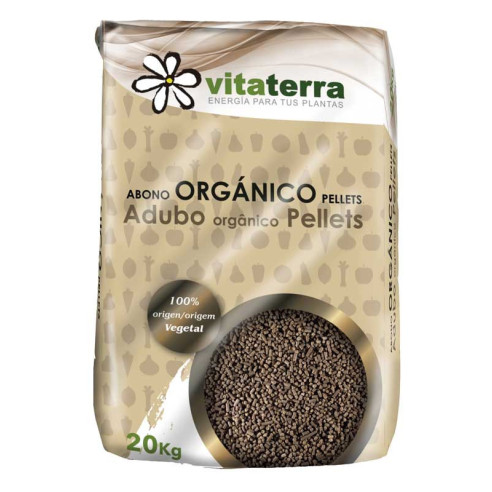 Abono Orgánico Pellets Vitaterra 20 kg