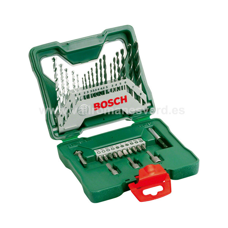 Maletin Brocas Bosch X-Line de 33 Piezas - Vallromanes Verd, S.L.