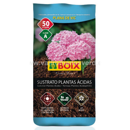 Sustrato Plantas Ácidas BOIX 50 L