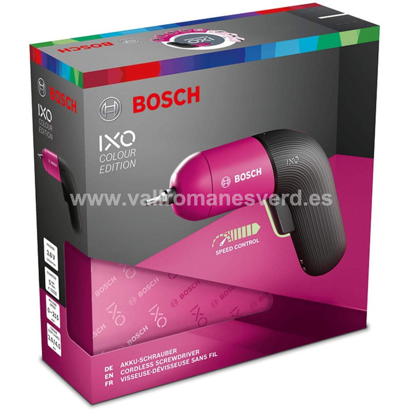 Atornillador Bosch Ixo Colour Edition 3,6V Litio - Vallromanes Verd, S.L.