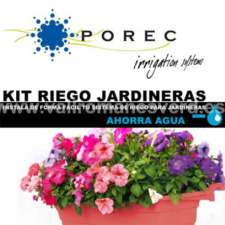 KIT RIEGO JARDINERAS POREC.