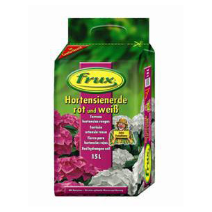 SUSTRATO PARA HORTENSIAS ROJAS FRUX 15 l.