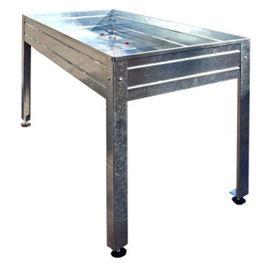 MESA CULTIVO GALVANIZADA 150x75 cm
