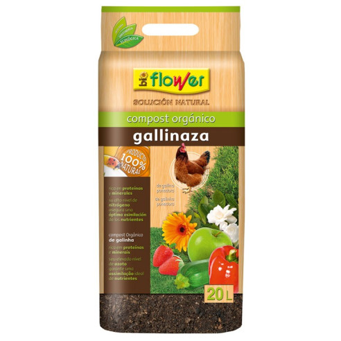 Compost Orgánico Gallinaza 20 L Compost Orgánico Gallinaza 20 L