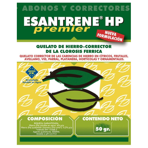 Quelato de Hierro Esantrene Premier 50 g Quelato de Hierro Esantrene Premier 50 g