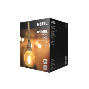 Aplique Vintage Colgante E27 2